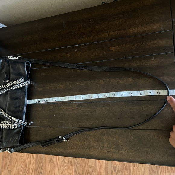NWT - Michael Kors Chain Link Leather Black Handbag – Vintage - Picture 12 of 15